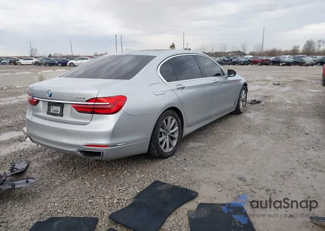 2016 BMW 750I xDrive из США, поврежденный, VIN WBA7F2C51GG420428